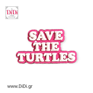 CROCS Jibbitz "save the turtles"